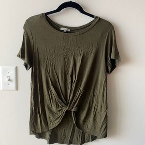 Charlotte Russe Tie Knot T-Shirt